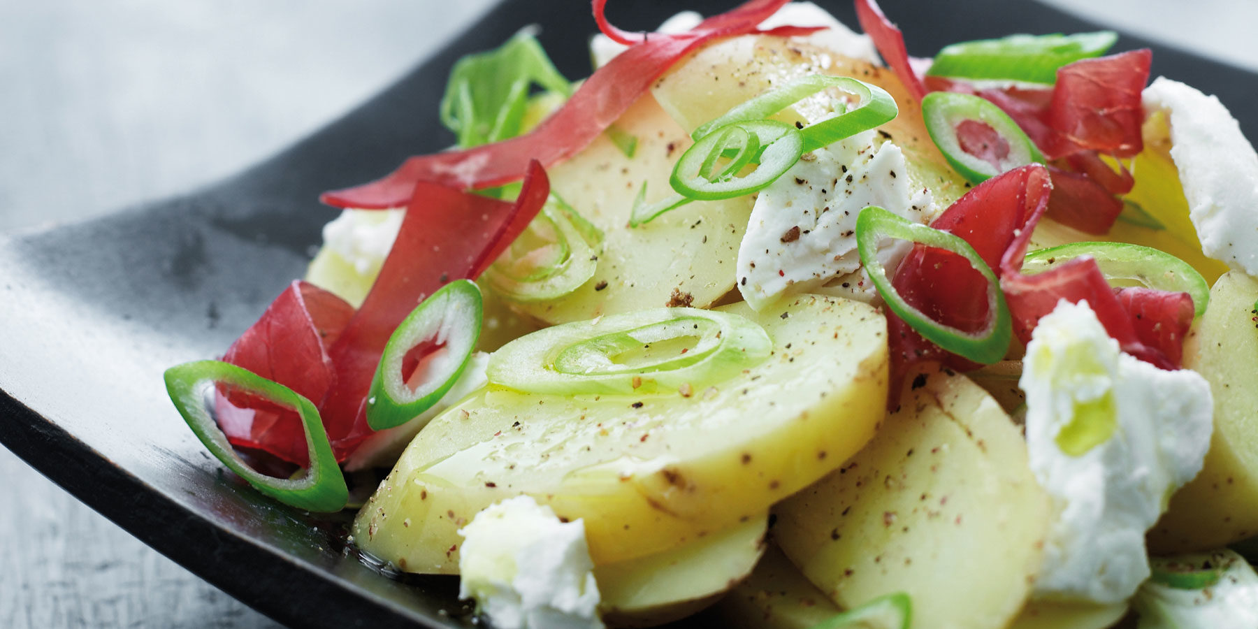 Kartoffelsalat Med Gedeost Lactalis Foodservice