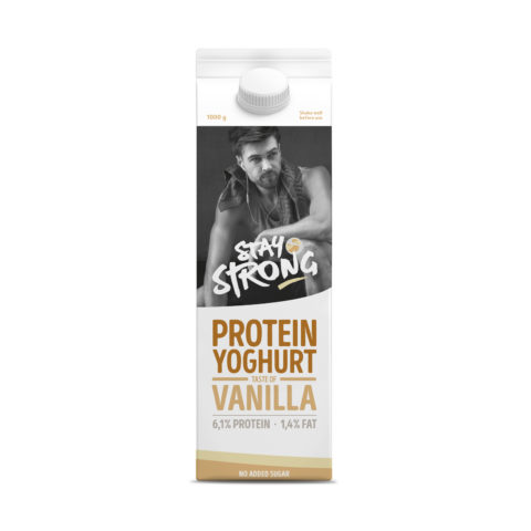 Stay Strong Proteinyoghurt med smag af vanilje