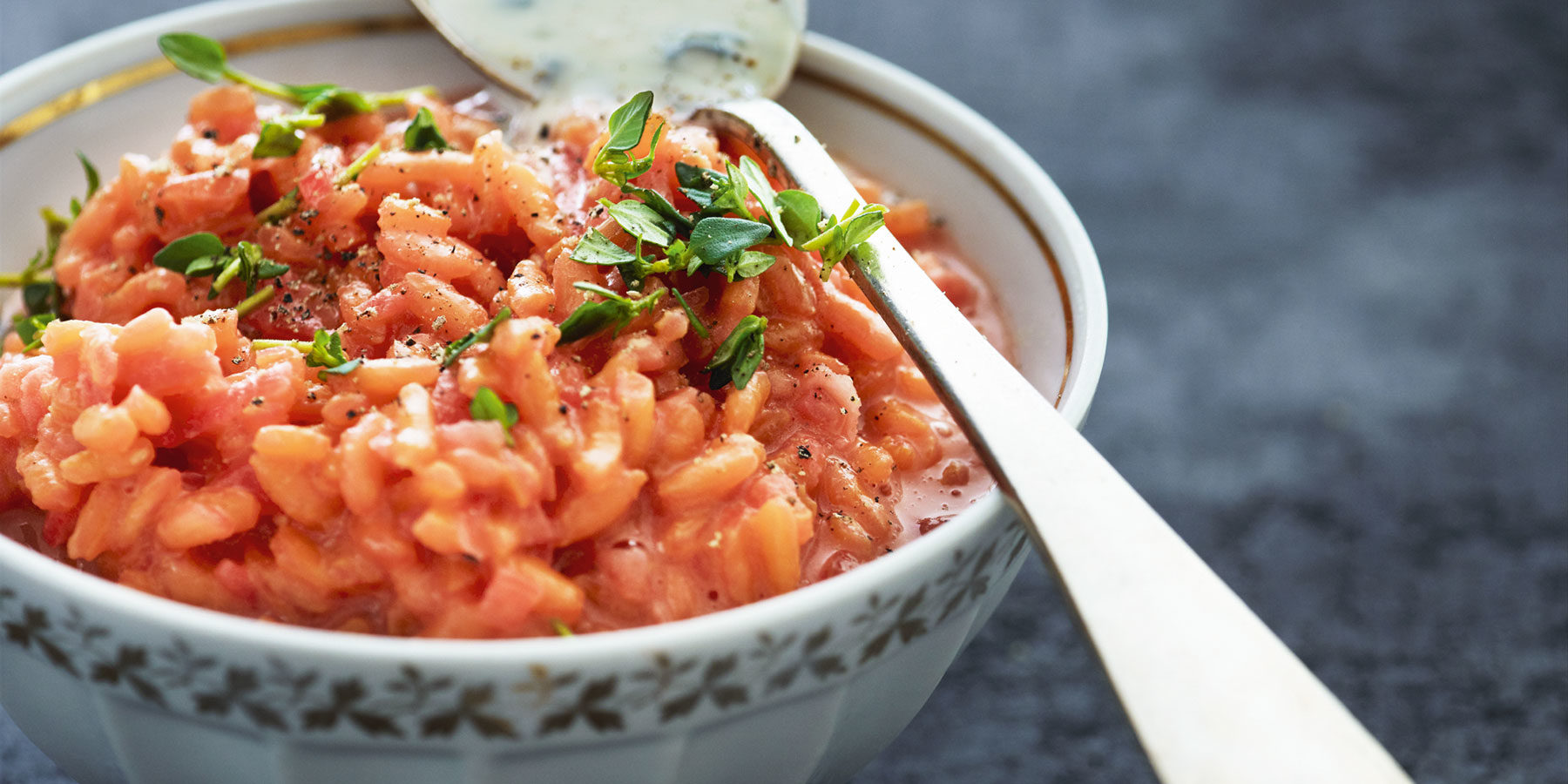 Risotto med rødbeder og gorgonzolasauce